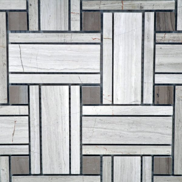 Big Basketweave White Vein And Noble Vein
