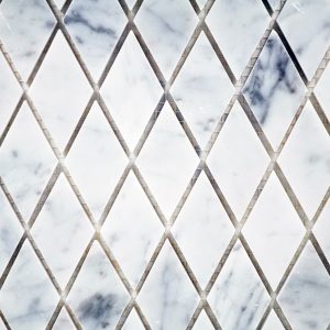 Carrara White Harlequin Polished