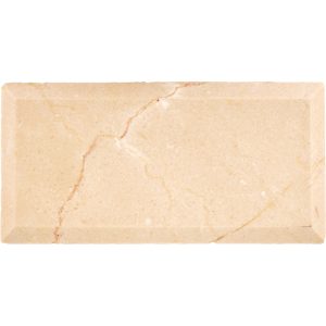 Crema Marfil 3X6 Beveled Polished