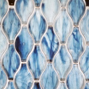 Fusion  Glass Sky Blue 09G Teardrop