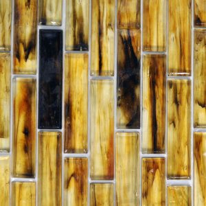 Fusion  Glass Golden Brown 06S 1 x 4 Linear Strips
