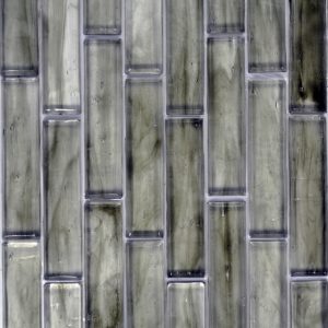 Fusion  Glass Shadow Grey 02S  1 x 4 Linear Strips