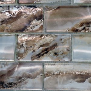Nebula Glass Light Brown Mh 984 2 X 4 Polished