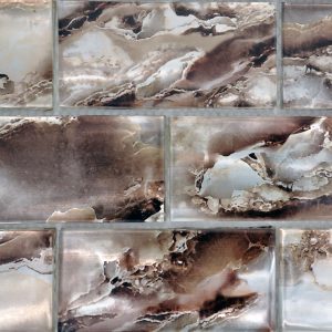Nebula Glass Dark Brown Mh 982 2 X 4 Polished
