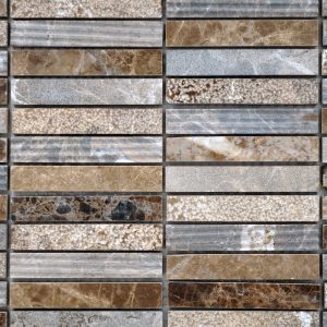 Stacked Pattern Mixed Surface Dark Emperador