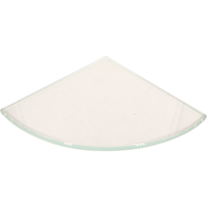 Shower Shelves Clear Glass 9 X 9  Polished