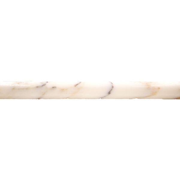 Calacatta Marble 3/4 X 12 Pencil Liner Polished
