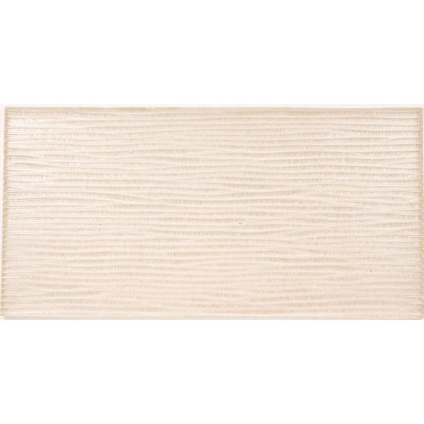 River Glass Cream, 3 X 6 Textured