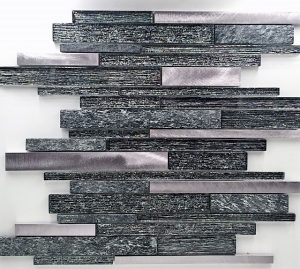 Polaris Light Charcoal & Silver Glass, with Brushed Aluminium