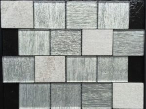Stratos White Glass & Stone