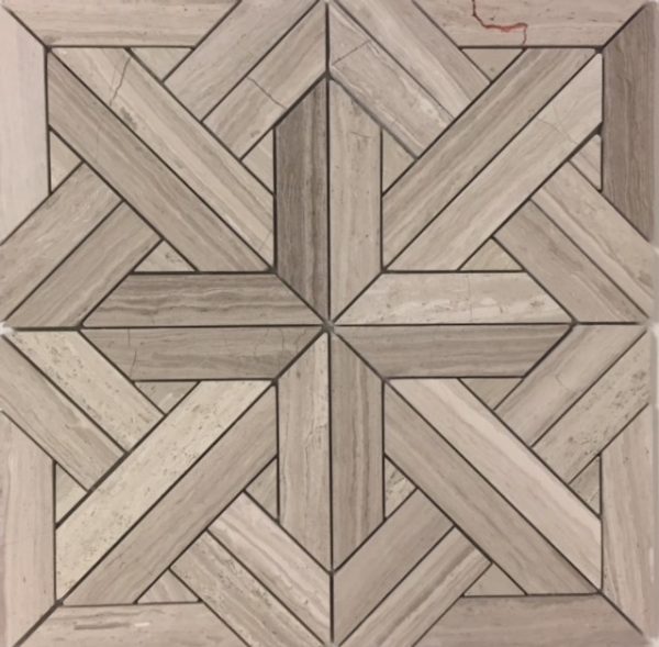 Aztec White Wood Vein