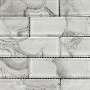 Nebula Glass Large Summit Grey 2x6