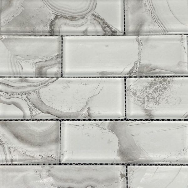 Nebula Glass Large Summit Grey 2x6