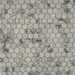 Cararra Penny Round Vetro Series