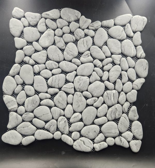 Vetro Cararra Gray Pebble