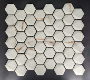 3D Hex Calacatta Gold Vetro