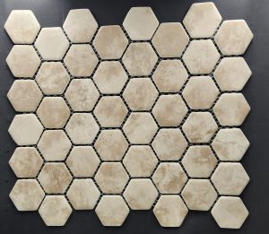 Hexacycle Crema Vetro 2" Hex