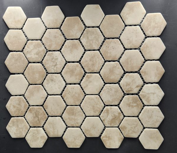 Hexacycle Crema Vetro 2" Hex